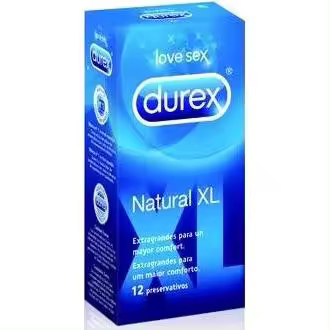 Durex® Natural Plus Xl Easy-On Preservativos 12Uds - 1