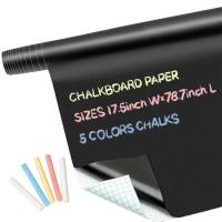 Pegatina De Tablero De Lápiz Negra 45x200cm PVC Borrrable Decoración De Mural Para Habitaciones De Niños Oficina Estilo Chalkboard Para Decoración De Pared - details 9