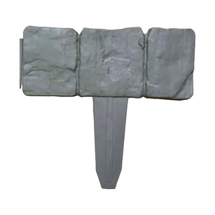 Borde De Jardín Efecto Piedra Fencing Para Paisaje Jardín Valla De Hierba Borde De Flores Eco-amigable Impermeable Plástico - 1
