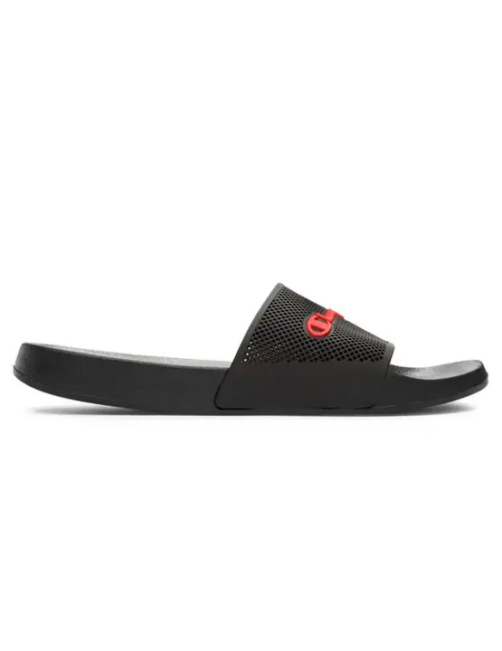 Chancla Champion 'Daytona' Negro/ Rojo - 1