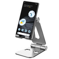Niucom soporte de móvil, tablet, consola portátil soporte portátil de escritorio de aluminio plegable con base antideslizante para setup - details 2