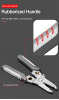 Alicates Multifuncionales Para Despojar Cable Eléctrico Herramienta De Reparación De Cables Con Cortador Y Despojador - details 6