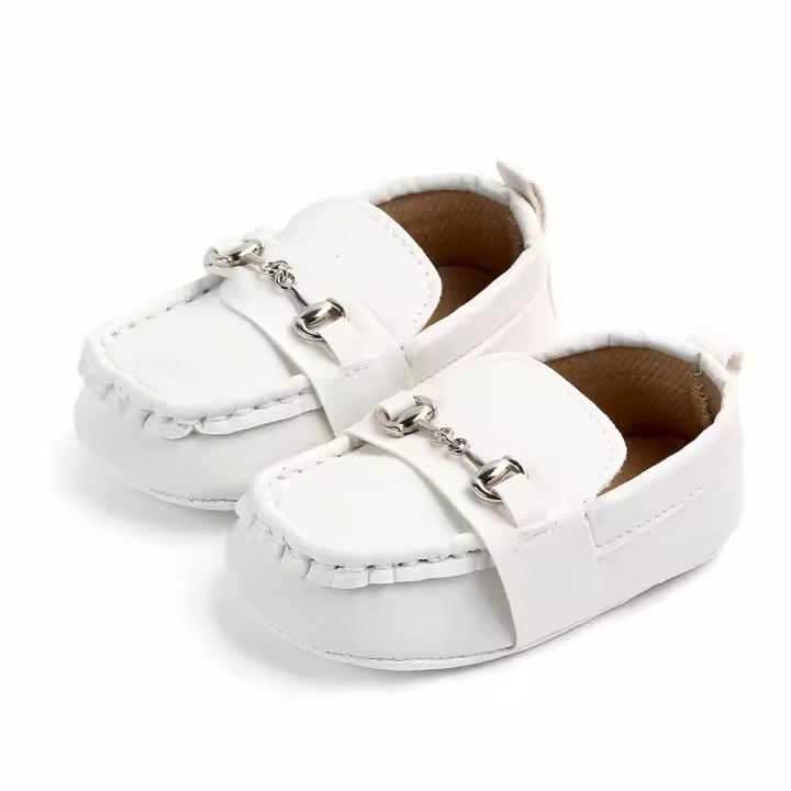 Zapatillas Casuales Para Bebés Niños Largueras Suaves De Cuero PU Mocasines Para Recién Nacidos Calzado Infantil 0-1 Año - 1