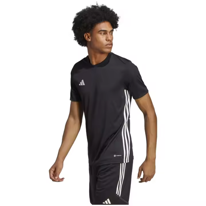 Camiseta de Futbol Adidas Tabela 23 para hombre en color negro - 1