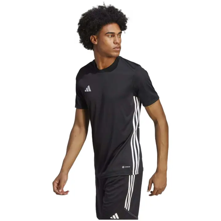Camiseta de Futbol Adidas Tabela 23 para hombre en color negro - 1