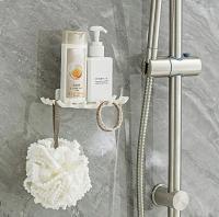 Soporte Para Jabón De Pared Sin Perforar Alto Rendimiento Para Baños Modernos Estante De Drenaje De Plástico De 15 * 9 Cm - details 4