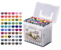 BF - Sketch Marker Pack 60 Rotuladores Doble Punta para Dibujar Colorear Pintar Dibujo Caligrafia Colores Surtidos Rotuladores Base Alcohol BFG - details 0