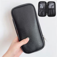 Bolso Plegable Para Maquillaje De Mujer Organizador De Viaje Con Cierre De Cremallera Estuche De Cosméticos Para Herramientas De Belleza Y Accesorios De Limpieza Pouch De PU Fashion - details 1
