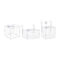 Caja De Aislamiento Para Acuario Multifuncional Portador De Crías De Peces Guppys Y Cangrejos Adecuado Para Peces Agresivos Nuevo Suministro De Acuario - details 4