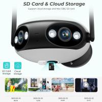 Cámara IP Inteligente WiFi 4K 8MP Panorámica 180° Ángulo De Vista Amplio Exterior CCTV Visión Nocturna Color AI Vigilancia De Video Para El Hogar - details 13
