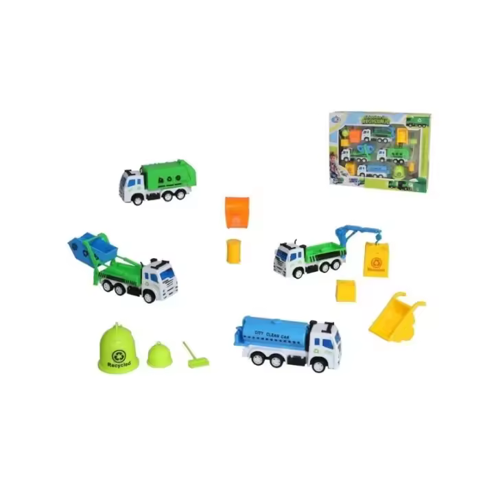 Gerimport Set Vehículos de Limpieza 11 piezas 6 x 38,5 x 20 cm - 1