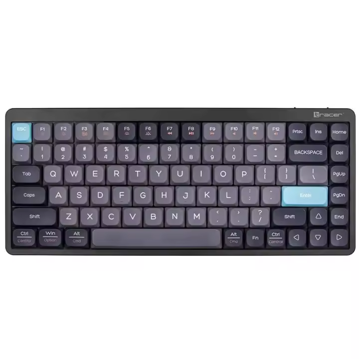 Teclado mecánico Tracer FINA 84 Blackcurrant (Outemu Red Switch) TRAKLA47308 - 1