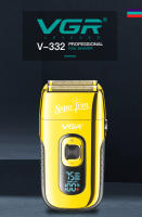 VGR Trimmer De Barba Profesional Afeitadora Eléctrica Portátil Máquina De Afeitar Recipiente Para Hombres V-332 Con Recipiente De Afeitar Rápido Y Seco Indicación De Carga Tiempo De Afeitar De 120 Minutos - details 0