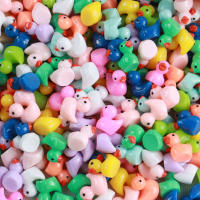 100 Miniaturas De Pato En Resina Para Decoración De Jardín Y Acuarios 6 Colores Mixtos Accesorios DIY Para Casa De Muñecas Y Paisajismo - details 3