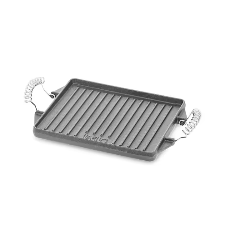PLANCHA DE HIERRO FUNDIDO RECTANGULAR 27x21cm. VAELLO - 1