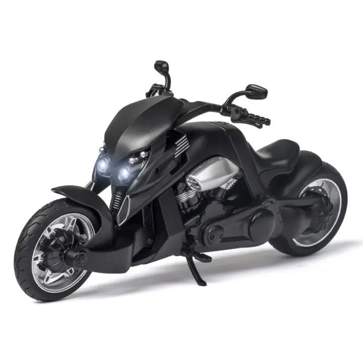 Modelo De Motocicleta V-REX a Escala 1/12 En Aleación De Metal Con Luz Y Sonido Para Coleccionistas Adultos Regalo Juguete De Vehículo De Metal Duradero Tamaño Aproximado 21.5*10.5cm - 1