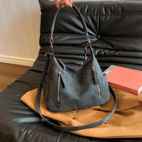 Bolso Lateral De Cuero Diseñador Para Mujer Bolso De Hombro Retro Capacidad Grande Bolso De Mano Casual Para Damas - details 20