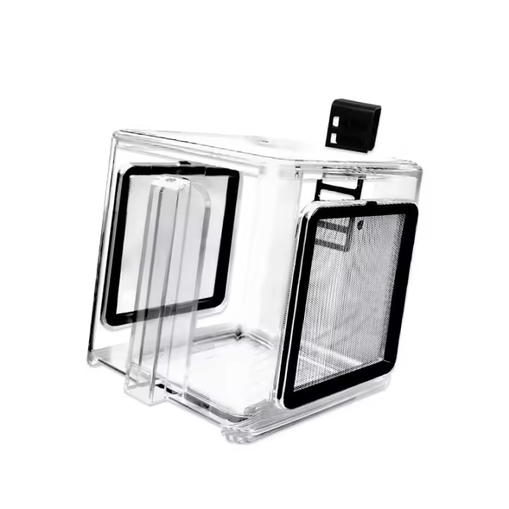 Caja De Acrílico Para Acuario Con Red De Acero Inoxidable Y Sistema Pneumático Para Incubación Y Cría De Pez Pequeña Habitación De Cría Ornamental - 1