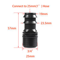 Conector De Barbaco De Riega Para Jardín 1/2 3/4 Hembra-Macho a 1 Pulgada Plástico PE Fijación De Tubo Irrigación BS - details 10