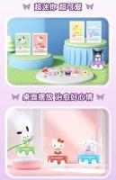 Figuras De Acción Sanrio Kawaii Hello Kitty My Melody Kuromi Serie De Dibujos Animados Anime Modelos Adornos Colección Juguetes Para Niños Regalos De Cumpleaños - details 3