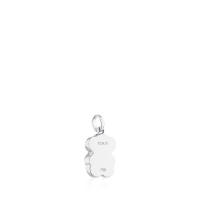 Colgante de oso de plata de ley 925, joyería DIY de lujo europea y americana, accesorios lindos y de moda para niñas - details 3