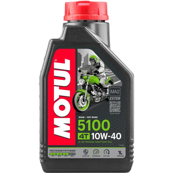 MOTUL 5100 10W40 4T Lubricante Technosynthese®basado en tecnología de Ésteres - 1