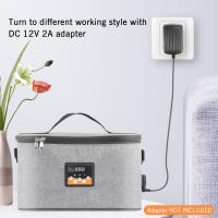 Horno Portátil Para Coche Calentador De Alimentos Mini Con Pantalla Digital 8L Caja De Almuerzo Eléctrica Para Viajes Camping Picnic - details 5