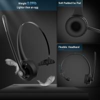 Auriculares Bluetooth con Micrófono, Auriculares inalambricos para Oficina, auriculares de Diadema, auriculares Bluetooth para Conductor de Carro para Centro de Llamadas, Skype, VoIP, compatible con Música - details 1