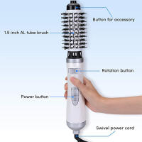 Secador De Pelo Con Cepillo De Aire Caliente Y Rizador 3 En 1 Multifuncional Con Iónicos Para Cabello Adultos ROFAELEC - details 6