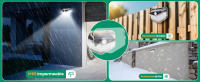 Aigostar Luce Solare LED Esterno con Sensore di Movimento,4 Pezzi,270° Illuminazione Lampada Solare da Esterno,3 Modos Faretto Led da Esterno Solare,IP65 Impermeabile luci solari per Giardino,Parete - details 5