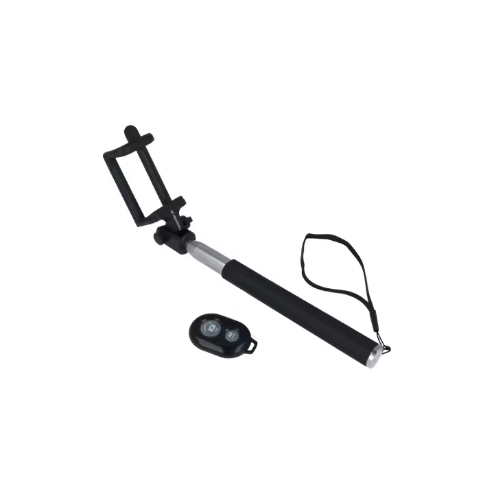 Swissten Bluetooth Selfie Stick para Móviles - Negro - 1