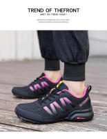 Zapatos De Senderismo Impermeables Para Hombres Y Mujeres Zapatillas De Treking Con Cordones Para Escalada Y Caza Tácticas Outdoor Trainers Caminar Mesh Con Suela TPR Adecuados Para Principiantes - details 17