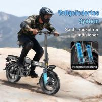 Bicicleta eléctrica urbana plegable GS3, 720 Wh, 48 V, 15 Ah, autonomía de 100 km. Motor trasero, 25 km/h, hasta 100 km. Bicicleta eléctrica para hombre/mujer. - details 3