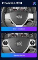 Junsun Tech Botón universal inalámbrico de control en el volante para Autoradio Android, controlador de 10 funciones clave con luz LED - details 4