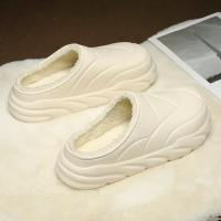 Zapatillas De Hombre Para Invierno Calientes Impermeables Casuales Para Interior Y Exterior Wool Lining EVA Upper Y Outsole - details 9