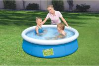 Piscina Redonda 152cm cm Inflable Fácil Montaje Exterior Verano Bestway Fast Set - details 4