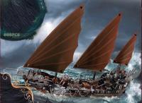 Bloques De Construcción De Barco De Perla Negra Juguete De Montaje Para Niños Regalo De Cumpleaños Y Navidad Ambush Warship De Pirates of Caribbean Compatible Con Lego - details 5
