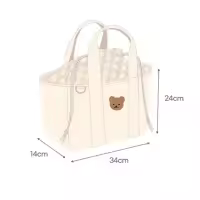 Bolso De Diaper Para Bebé Y Mamá Bolsa De Pañales Maternidad Con Mano Para Carrito De Supermercado Bolsa De Mano Para Mami - details 0