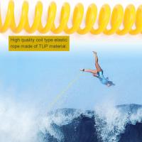 Correa de seguridad para surf de 3 metros, Correa de coil de TPU para SUP, Correa ajustable para tabla de surf - details 3