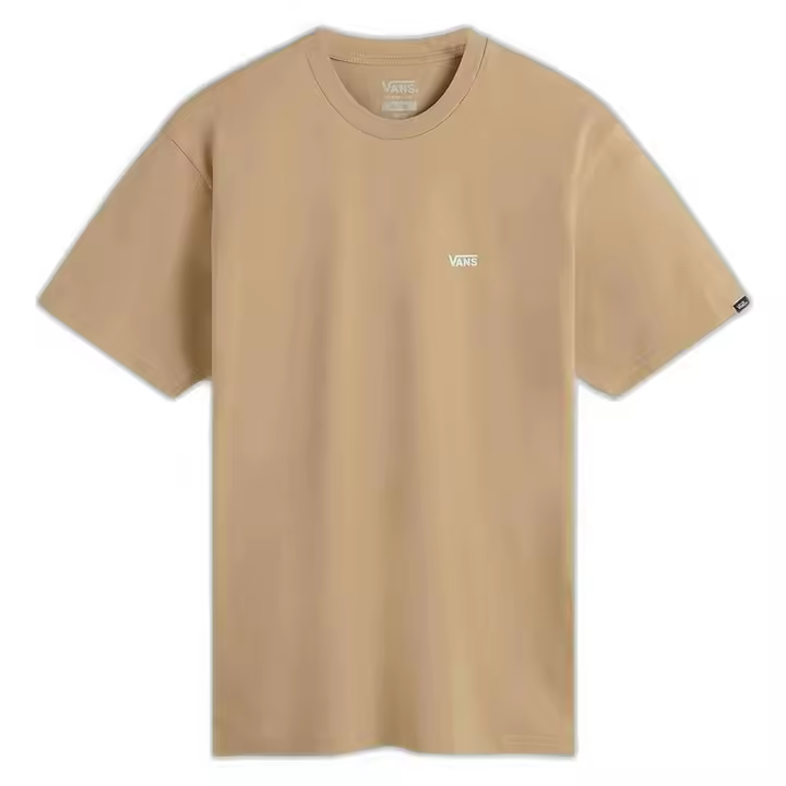 Camiseta de Manga Corta Vans Mn Left Chest Logo para hombre en color beige - 1