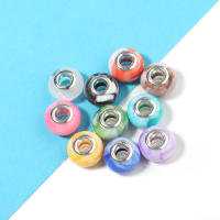 20Pcs Cuentas De Resina Estilo Pintura Chino Dos Colores Mezcladas Colgantes Sueltos Para Suministros De Joyería DIY Pulsera Cadena De Teléfono - details 10