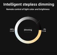 Lámpara De Techo LED Con Ventilador Oculto E27 Para Sala De Estar Cocina Garaje Con Control Remoto Y Blades Retráctiles Fuente De Alimentación DC - details 2