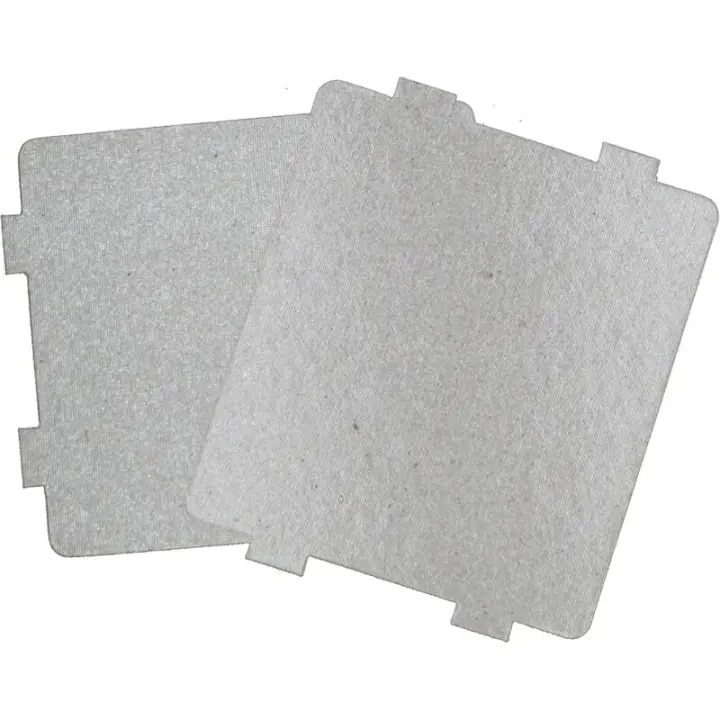 2 piezas de piezas de mica para horno microondas, accesorios de aislamiento térmico súper gruesos, cubierta guía para horno microondas - 1