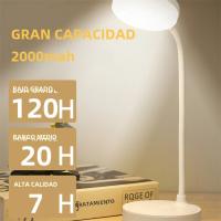 Lámpara De Mesa Recargable USB Luz Nocturna LED Con 3 Modos De Ajuste Protección Ocular Para Lectura Y Decoración De Habitación - details 2
