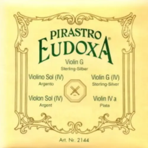CUERDA VIOLIN-Pirastro (Eudoxa 214451) (Tripa/Plata) (16PM) 4ª Medium Violin 4/4 - 1
