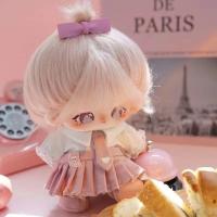 Muñeca De Algodón Rosa De 20cm Juguete De Peluche Kawaii Para Niñas Muñeca Personalizable Para Fiestas De Cumpleaños DIY Cosplay Unisex - details 5
