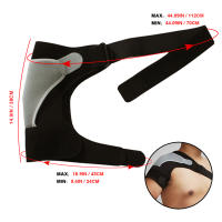 Mantillo De Hombro Ajustable De Neopreno Para Compresión Y Soporte Lumbar Correa De Almohadilla De Hombro Protección De Espalda Para Adultos Mayores De 13 Años - details 4