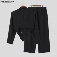 Conjunto De Traje Para Hombre Con Mangas Largas Y Pantalones Largos Estilo Casual Dos Colores Dos Piezas Ajustado S-5XL Moda 2024 - details 6