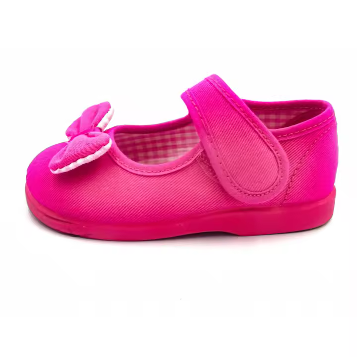 Mercedita De Niña Con Lazo Zapatero Y Suela De Goma - 1