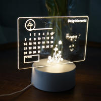Tablero De Notas LED Creativo Con Luz Nocturna USB Iluminación Suave Cálida Para Decoración De Noche Mensaje Reescriturables Para Niños Novia - details 2